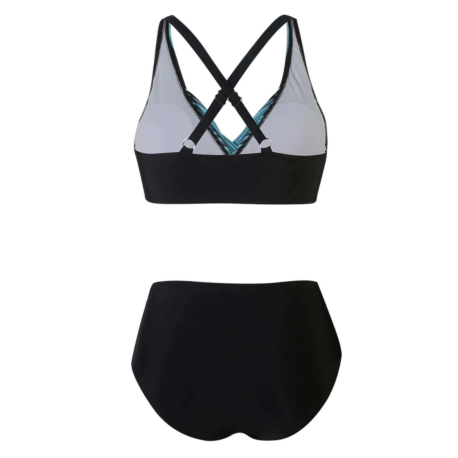 High Waist Two Piece Bikini - Image 5